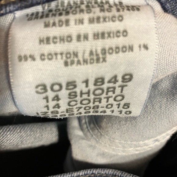 Lee Size 14 Short Straight Leg At The Waist Jeans - Picture 7 of 8